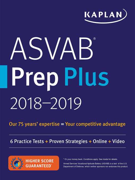 Cover image for ASVAB Prep Plus 2018-2019